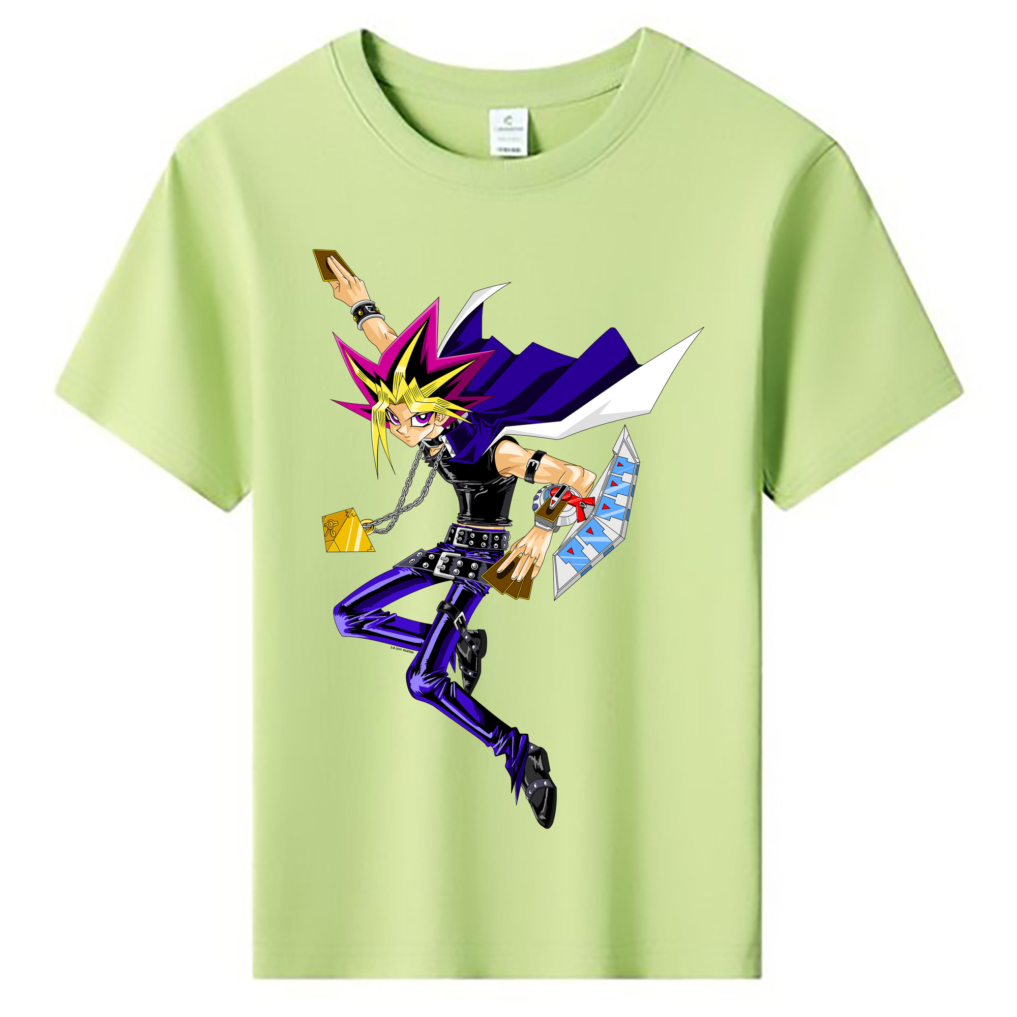 （画像用） 遊☆戯☆王 Yu-Gi-Oh! 綿100％キッズTシャツ（フロントプリント）